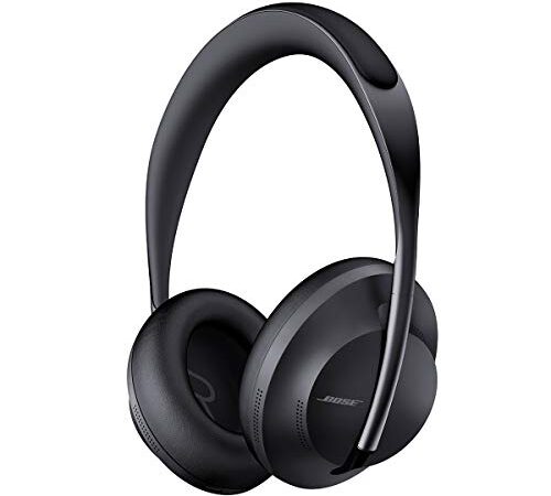 Bose Noise Cancelling Headphones 700 – Casque Bluetooth sans fil Supra-Aural avec Microphone Intégré pour des Appels Clairs et le Contrôle vocal via Alexa, Noir