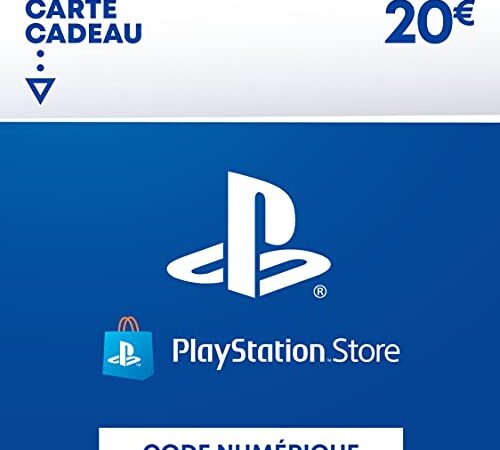 Carte Cadeau PSN (PlayStation Store) | 20 EUR | Compte français | Code de téléchargement (PS5/PS4/PS3)