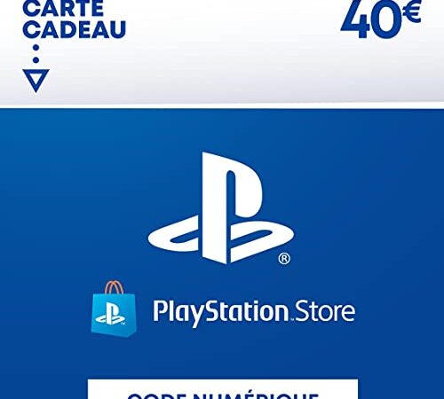 Carte Cadeau PSN (PlayStation Store) | 40 EUR | Compte français | Code de téléchargement (PS5/PS4/PS3)