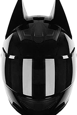 Casque Intégral Modulaire Personnalité Casque Batman, Casque De Moto Pour Femme Avec Pare-Soleil, Casque De Motocross Respirant Pour Scooter De Rue Toutes Saisons Pour Jeunes Hommes/A,M