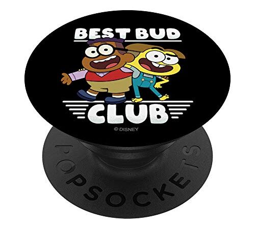 Disney Channel Big City Greens Cricket Remy Best Bud Club PopSockets PopGrip - Support et Grip pour Smartphone/Tablette avec un Top Interchangeable