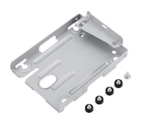 Garsentx Support de Montage HDD pour PS3 2,5" Adaptateur de Support de Montage de Disque Dur HDD pour Sony Playstation 3 CECH-400X avec Vis