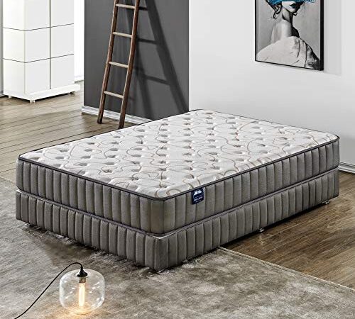 sensoreve-Matelas Orionis 160x200cm-Technologie Hybrid: Mousse HDensité +Mousse MÉMOIRE DE Forme-Épaisseur 22cm-Soutien Tonique Parfait & Enveloppant-Label sanitized(Anti bactérien/acarien)