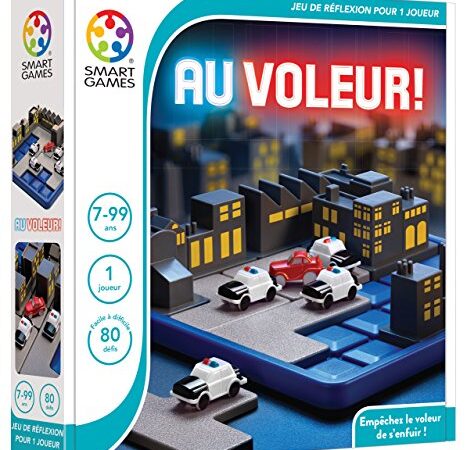 Smart Games - SG 250 - Jeu de plateau - Au voleur ! - Jeu De Réflexion Et De Logique