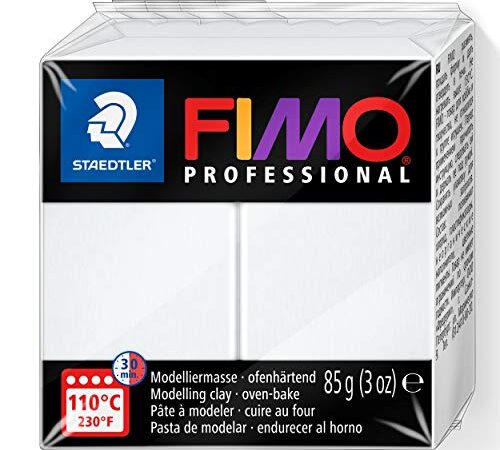 Staedtler - Fimo Professional - Pain Pâte à  Modeler 85 g Blanc