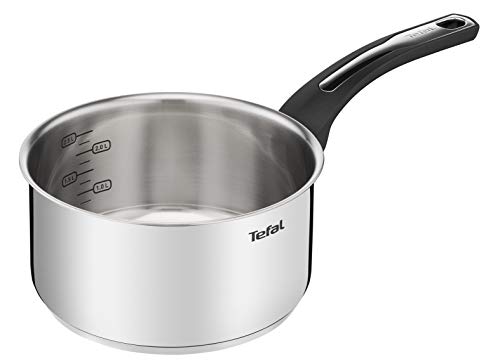 Tefal Emotion Casserole 20 cm inox, Garantie 10 ans, Base épaisse pour une diffusion de chaleur homogène, Design élégant, Poignée robuste, Induction E3013004