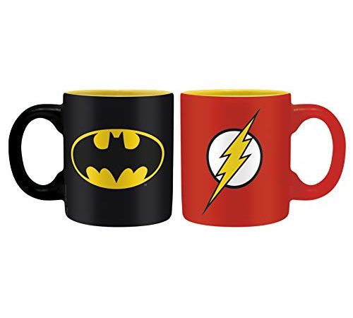 ABYstyle - DC COMICS - Set 2 mini mugs - 110 ml - Batman & Flash