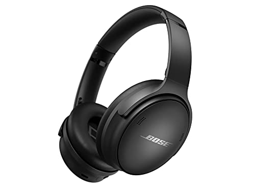 Bose Casque sans Fil Bluetooth à Réduction de Bruit QuietComfort 45 avec Microphone pour les Appels – Noir