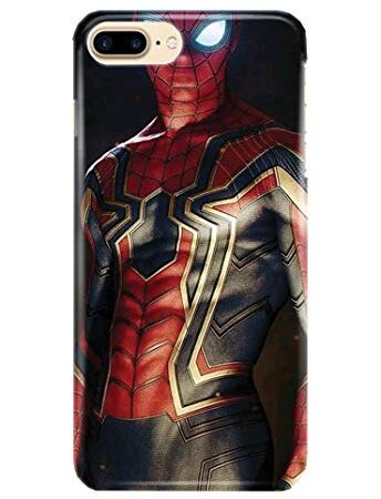 Case Me Up Coque téléphone pour iPhone 6+ [Plus] Spiderman Peter Parker Marvel Comics Superhero 16 Dessins