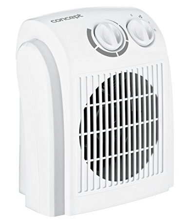 CONCEPT électroménager VT7010 Chauffage soufflant Blanc 1500 W