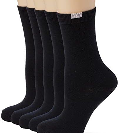 Dim Mi-Chaussette Ecodim x5, Noir (Noir), Unique (Taille Fabricant: TU) (Lot de 5) Femme