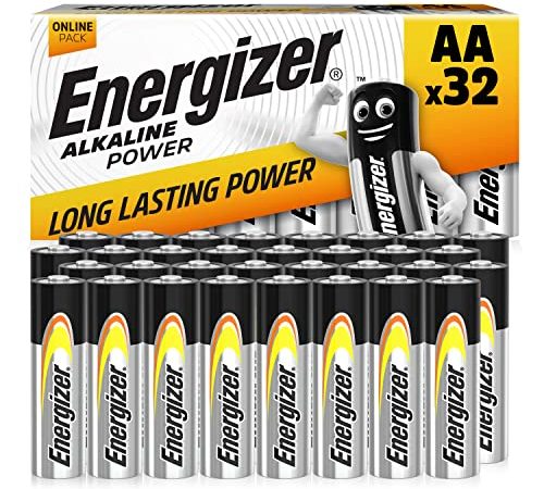 Energizer Alkaline Power AA, 32 Pack AMZ Exclusivité Amazon