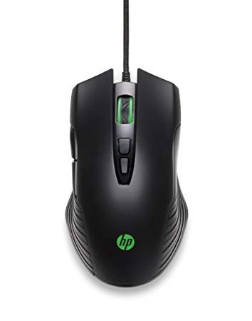 HP X220 - Souris Gaming Rétroéclairée Noire (Filaire - USB, 7 Boutons, 3 600 DPI, Ambidextre)