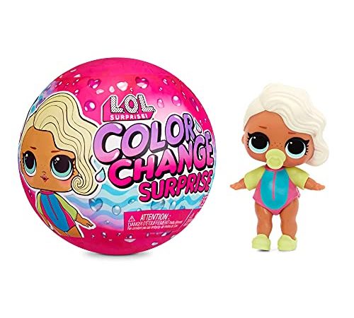 L.O.L. Surprise!- LOL Colour Adorable 7 Surprises, Changement de Couleur dans l'eau Glacée & Accessoires de Mode. Poupées à Collectionner pour Garçons & Filles dès 3 Ans, 576341C3