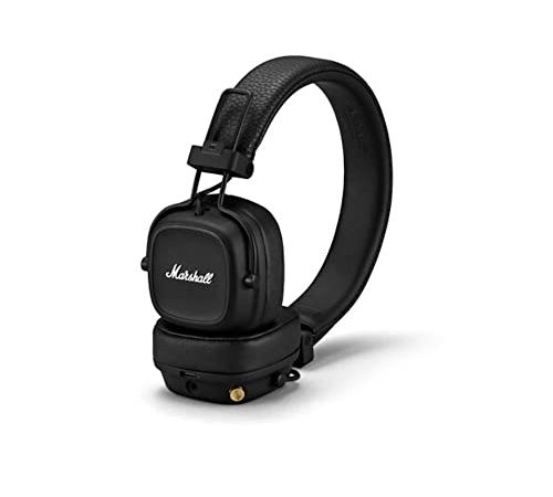 Marshall Major IV Bluetooth Casque Audio Écouteurs, sans fil, Pliable 80 h Autonomie - Noir