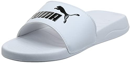 PUMA Mixte Popcat 20 Beach and pool shoes, Puma White Puma Black, 43 EU