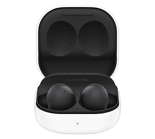 Samsung Galaxy Buds2 écouteurs Bluetooth Graphite, intra-auriculaires, sans fil, Réduction active de bruit, Son environnant, IPX2, étui-chargeur, Son de qualité, Appel clair– Version française