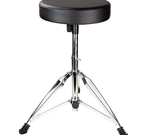 Tabouret de batterie réglable RockJam Tabouret avec assise rembourrée