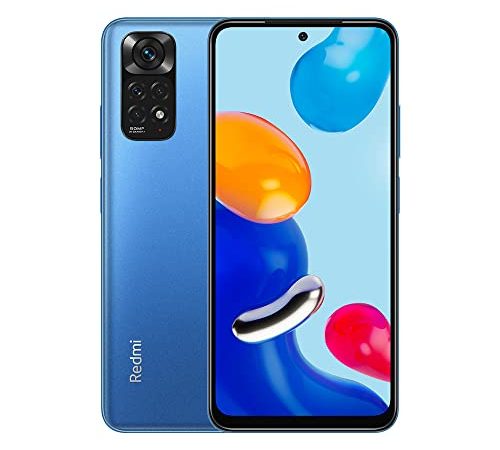 Xiaomi Redmi Note 11 - Smartphone 4Go + 128Go, 6,43" FHD+ DotDisplay, Snapdragon 680, Quad Camera 50 MP, Dual SIM (Twilight Blue)