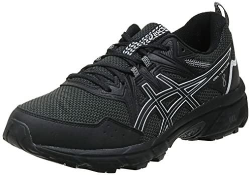 ASICS Gel-Venture 8, Trail Running Shoe Homme, Black/White, 44 EU