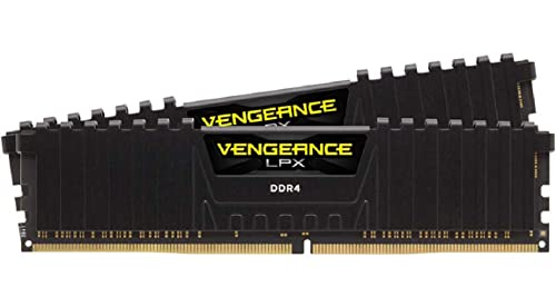 Corsair Vengeance LPX 16Go (2x8Go) DDR4 3200MHz C16 XMP 2.0 Kit de Mémoire Haute Performance - Noir