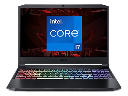 Acer Nitro 5 AN515-57-782B Ordinateur Portable 15,6'' FHD IPS 144 Hz, PC Gamer (Intel Core i7-11800H, NVIDIA GeForce RTX 3070, RAM 16 Go, 512 Go SSD, Windows 11) - Laptop Gaming Noir