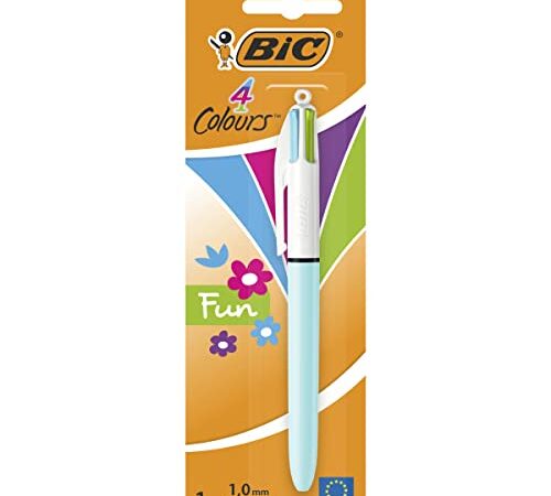 Bic - 4 Colours Fashion - Blister de Stylo-Bille