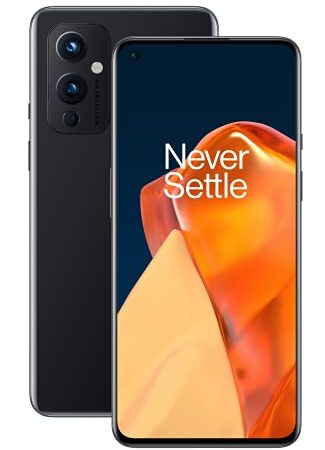 OnePlus 9 - Smartphone débloqué 5G - Photo Hasselblad - 8Go RAM + 128 Go Stockage - Garantie 2 ans - Astral Black [Version FR]