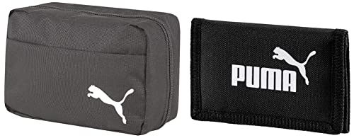 Puma teamGOAL 23 Wash Bag Trousse De Toilette Mixte Adulte, Black, Taille Unique & Phase Wallet Porte-Monnaie Mixte Adulte, Noir (Puma Black), Taille Unique