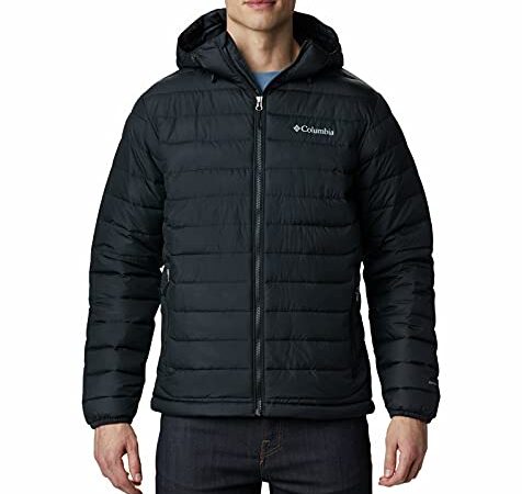 Columbia Powder Lite, Doudoune à Capuche Homme, Noir (Black 010), XL