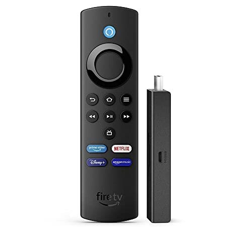 Fire TV Stick Lite avec télécommande vocale Alexa | Lite (sans boutons de contrôle de la TV) | Streaming HD