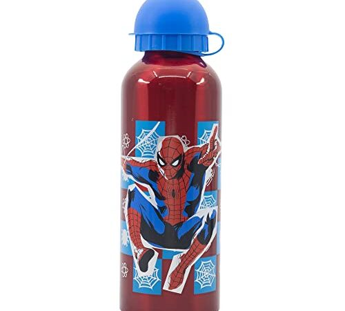 Stor BOUTEILLE EN ALUMINIUM POUR ENFANTS DE 530 ML | SPIDERMAN ARACHNID GRID