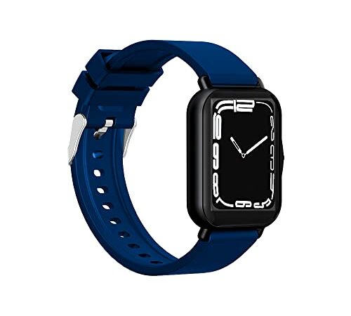 WTOLOVE Montre Intelligente, écran 1,69 '', Pression artérielle, Moniteur de fréquence Cardiaque, Compteur de Pas, Suivi du Sommeil, Appel Bluetooth, Montre Intelligente étanche IP67【Bleu】