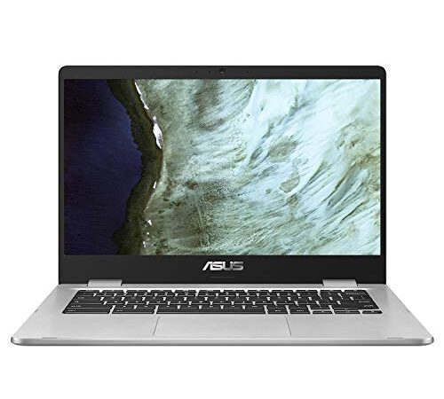 ASUS Chromebook C423NA-EC0710 Ordinateur Portable Tactile 14" FHD (Intel Celeron, RAM 4 Go, eMMC 64 Go, ChromeOS) Clavier AZERTY Français