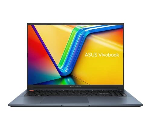 ASUS Vivobook Pro 16 N6602ZE-N1022W PC Portable 16” WUXGA 120 Hz (Intel Core i7-12650H, RTX 3050 Ti 4 Go, RAM 16 Go, SSD 512 Go, Windows 11) Clavier AZERTY Rétroéclairé + Fingerprint