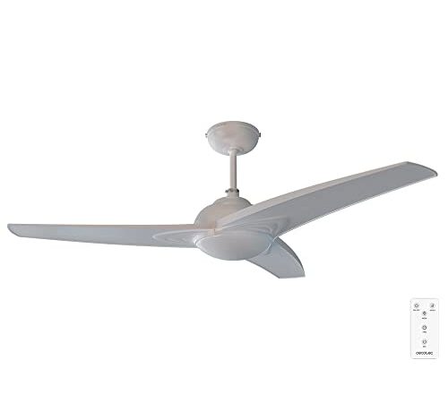 Cecotec Ventilateur de Plafond EnergySilence Aero 460. 55 W, Diamètre de 106 cm, 3 Pales, 3 Vitesses, Fonction Hiver (Diamètre 106 cm, Blanc)