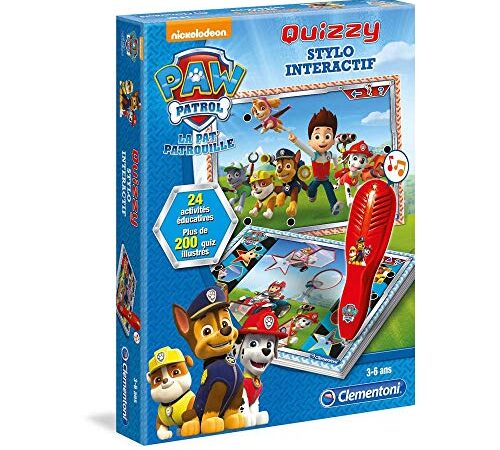 Clementoni Paw Patrol Activités Educative Quizzy-Pat'Patrouille, 52090