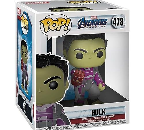 Funko Pop! Vinyl: Marvel Avengers Endgame-Hulk-6" - Figurine en Vinyle à Collectionner - Idée de Cadeau - Produits Officiels - Jouets pour Les Enfants et Adultes - Movies Fans