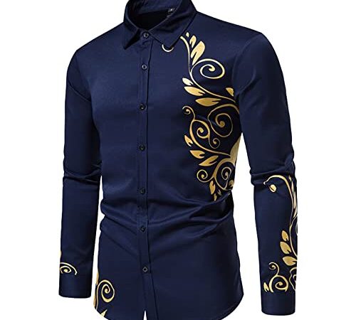 Generic Chemise Homme en Velours Côtelé à Manches Longues avec Revers Boutonné Hommes Chemises De Mode Casual Manches Longues Poche Tops Solides en Velours Côtelé Veste Décontracté