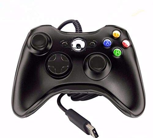 HpyAlwys Manette de jeu filaire USB Xbox 360 pour Microsoft Xbox 360 PC Windows UK