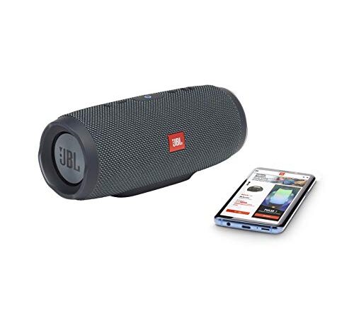 JBL Charge Essential - Enceinte Bluetooth portable avec USB - Robuste et étanche : pour piscine et plage - Son puissant - Autonomie 20 hrs - Bleu