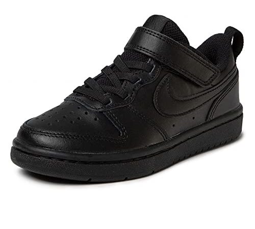 Nike Mixte enfant Court Borough Low 2 Baskets, Noir, 38.5 EU