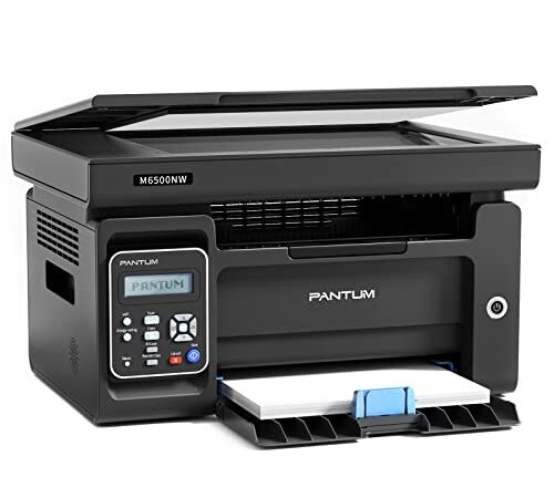 Pantum M6500NW Imprimante Laser WiFi Multifonction Monochrome, Scanner Copie Impression, Recto/Verso Manuel, 22ppm