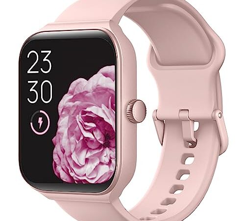 TOOBUR Montre Connectée Femmes avec Alexa Intégrée, 1.95" Smartwatch avec Podometre, Moniteur de Fréquence Cardiaque, D’oxygène Sanguin, Suivi du Sommeil, IP68 étanche, Compatible Android iOS