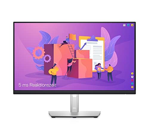 Dell P2422H 24" Full HD (1920x1080) Écran PC, 60Hz, IPS, 5ms, 99% sRGB, DisplayPort, HDMI, VGA, 5x USB, Garantie 3 ans, Noir