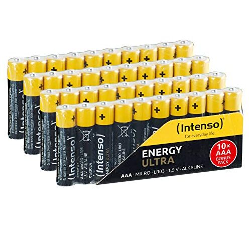 Intenso Energy Ultra AAA / Micro / LR03 - Pilas alcalinas - paquete de 40