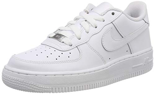 Nike Schuhe Air Force 1 (GS) White-White (314192-117) 38,5 Weiss