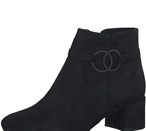 Tamaris Femme Bottines, Dame Bottines,TOUCHit,Bottes,Bottes Courtes,Bottines,Hautes,Black,38 EU