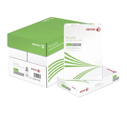 Xerox Recycled - Papier recyclé ISO 70 - 80 g/m² A4 - Carton de 5 x 500 feuilles