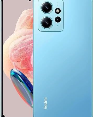 Xiaomi - Smartphone déverrouillé Redmi Note 12 - 4G LTE - 6 Go + 128 Go - Écran 6,67" Amoled 120 Hz - Caméras arrière 48 MP - Double SIM - Bleu glacé